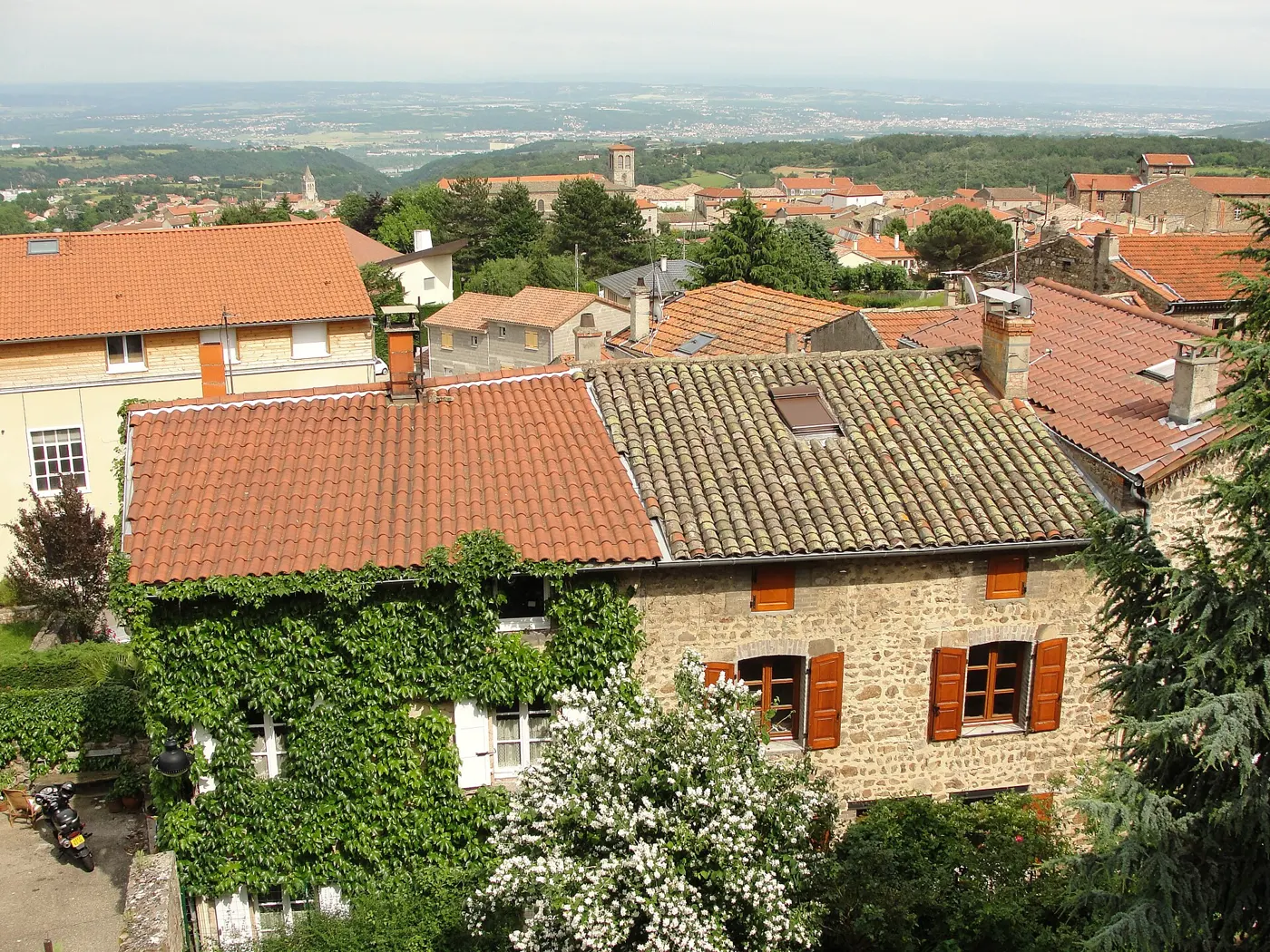 Pélussin et la vallée du Rhône